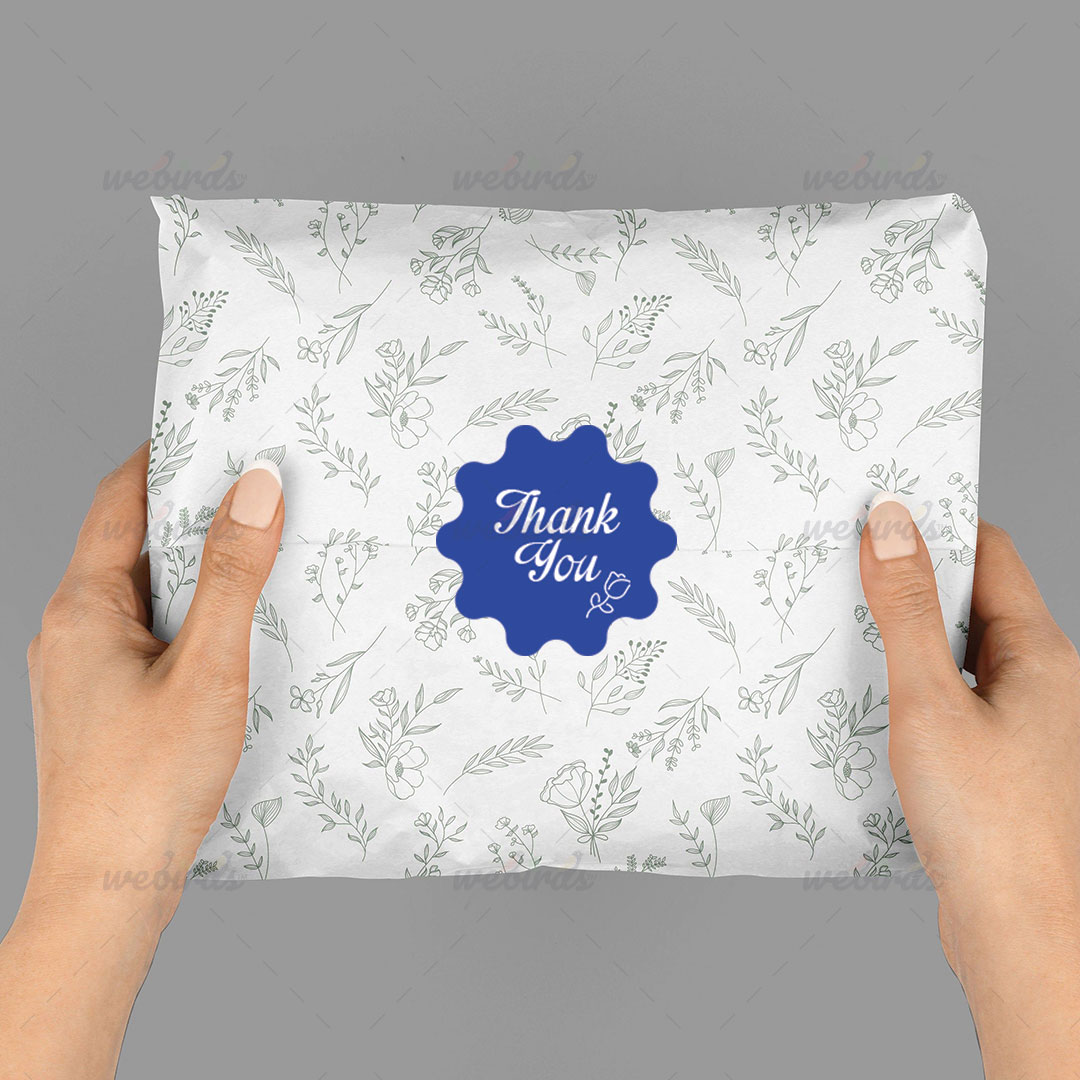 Blue Scallop Stickers By Webirds
