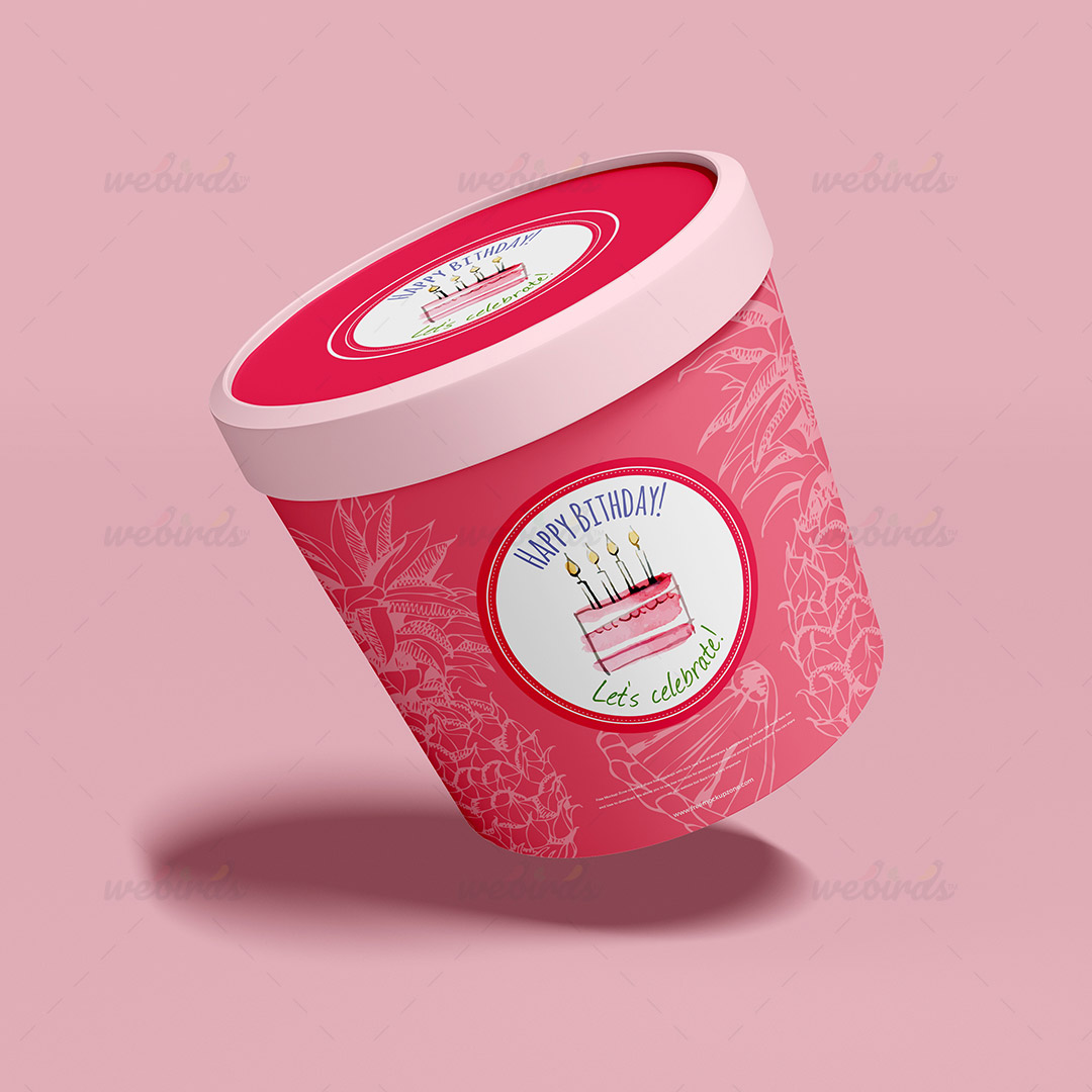 Happy Birthday Round Stickers By Webids
