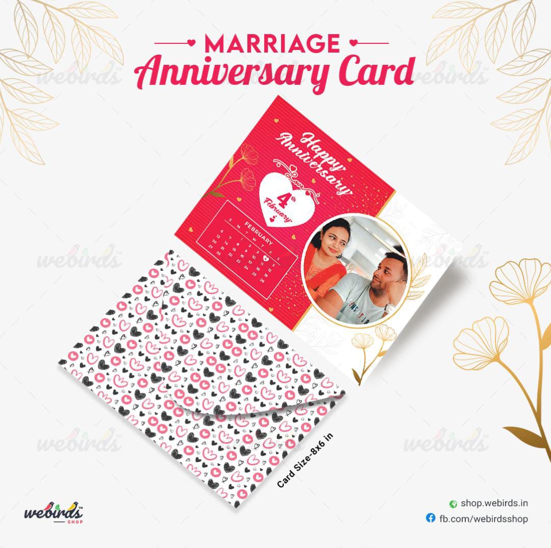 Anniversery Card Design By Webirds