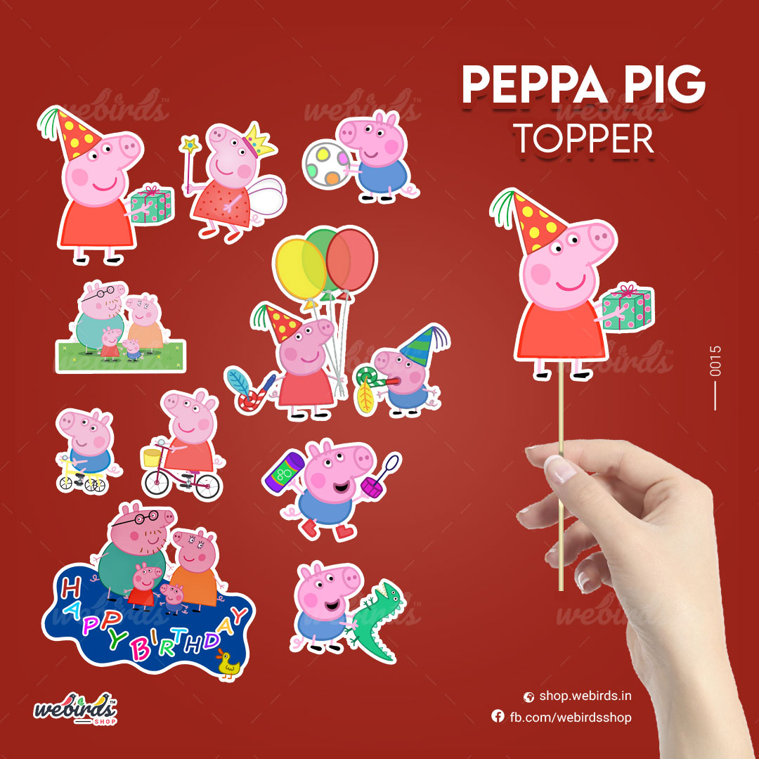 Peppa Pig Topper By Webirds